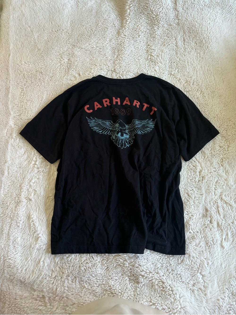 Carhartt Black Eagle Graphic Print Short Sleeve Shirt